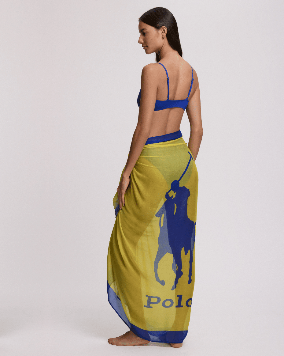Polo Ralph Lauren Pony Long Pareo Cover Up - POLO RALPH LAUREN - Luxe Leopard