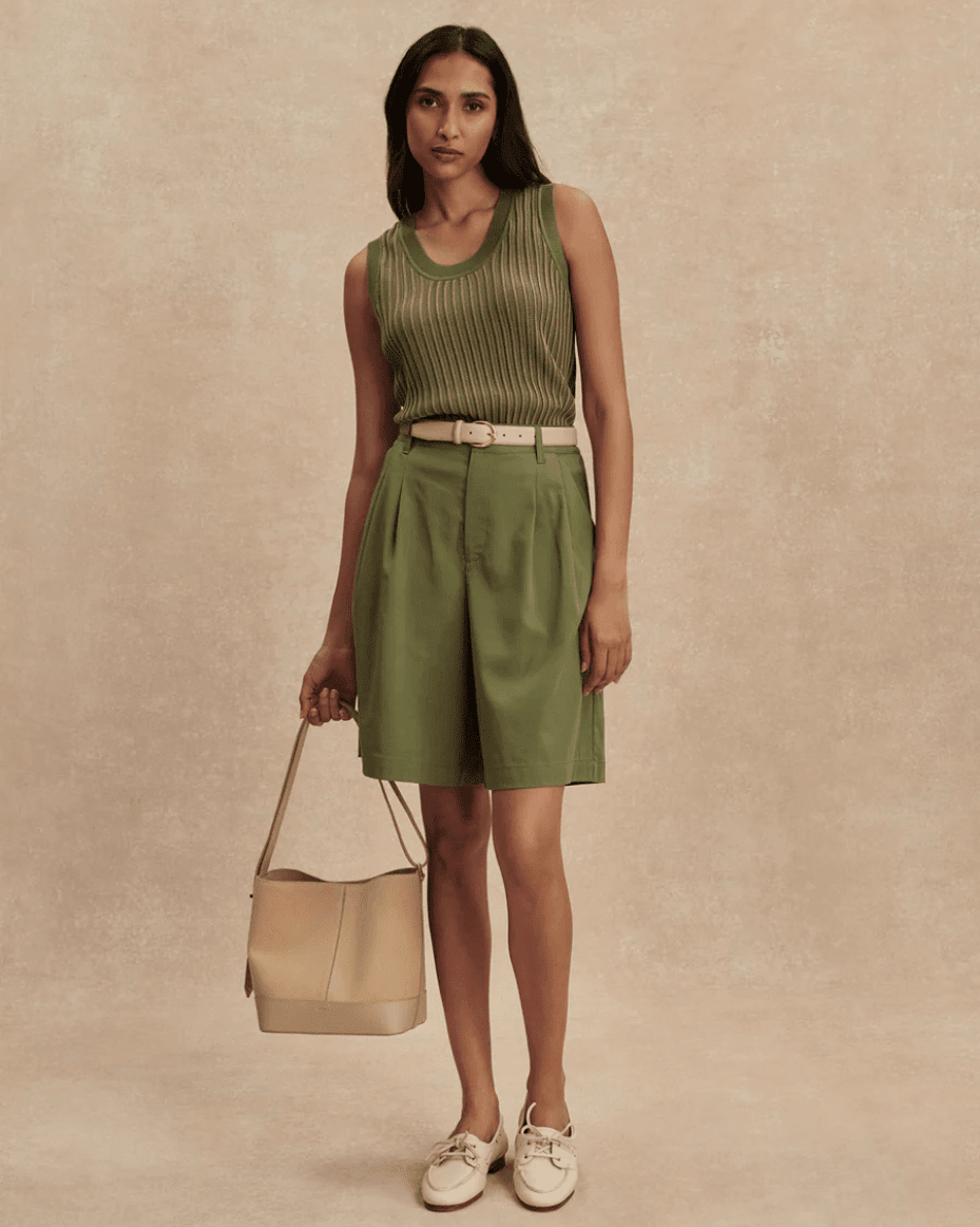 Varley Aldcroft Stich Knit Tank - VARLEY - Luxe Leopard