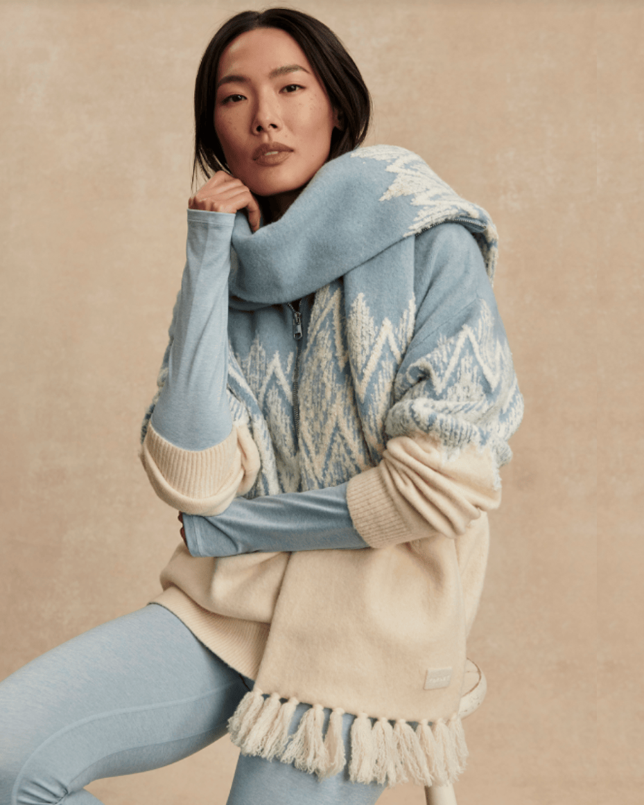 Varley Sebastian Jacquard Scarf 2.0