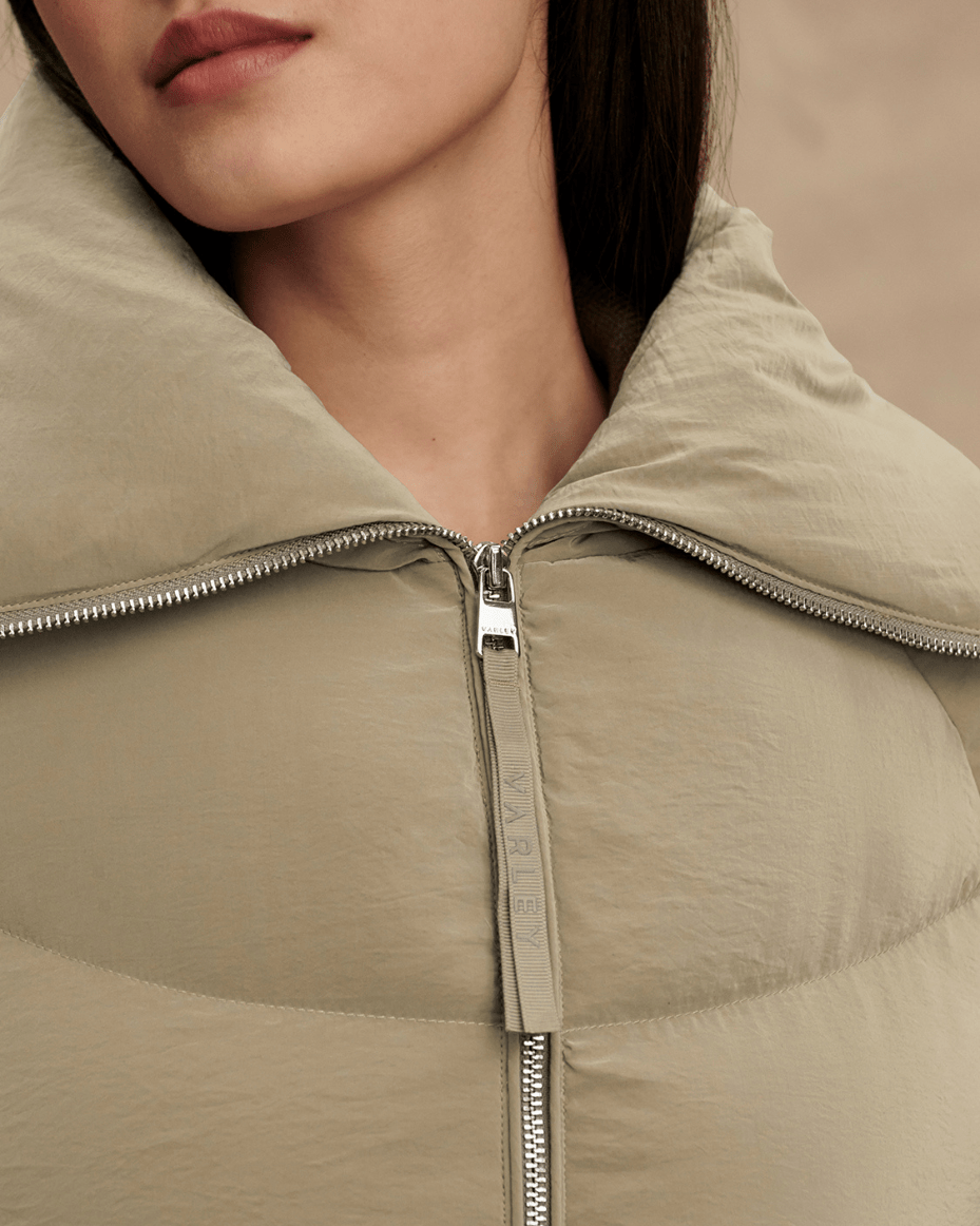 Valrey Valencia Down Puffer Coat - VARLEY - Luxe Leopard