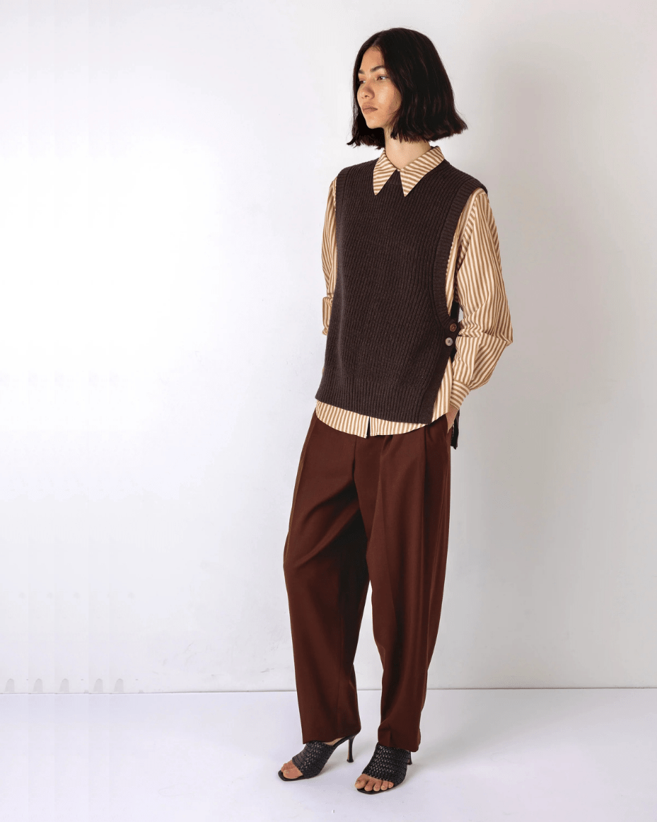 Vivere Isabel Vest Top - VIVERE - Luxe Leopard