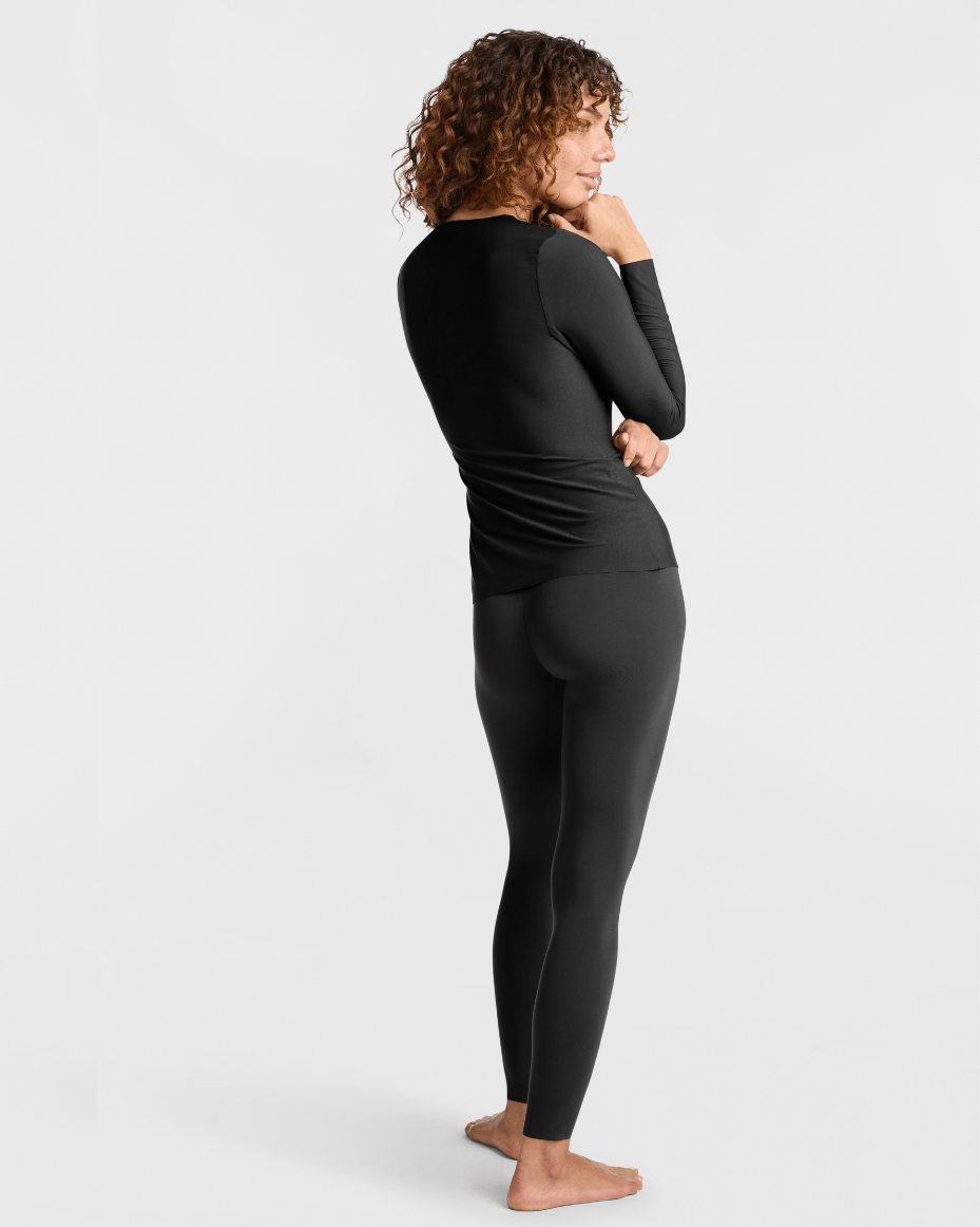 Commando Butter Long Sleeve Crew Neck - COMMANDO - Luxe Leopard