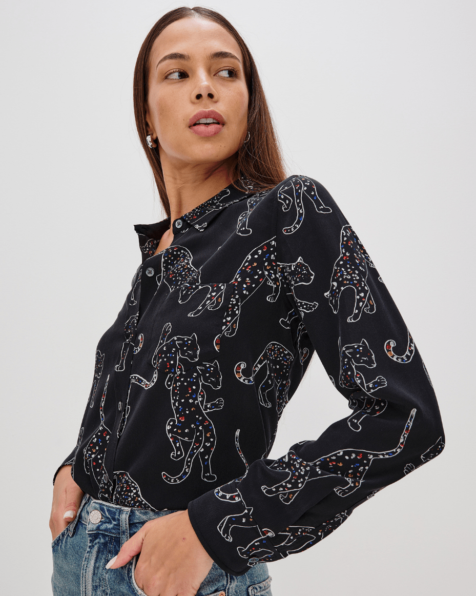 Rails Kate Shirt - RAILS - Luxe Leopard