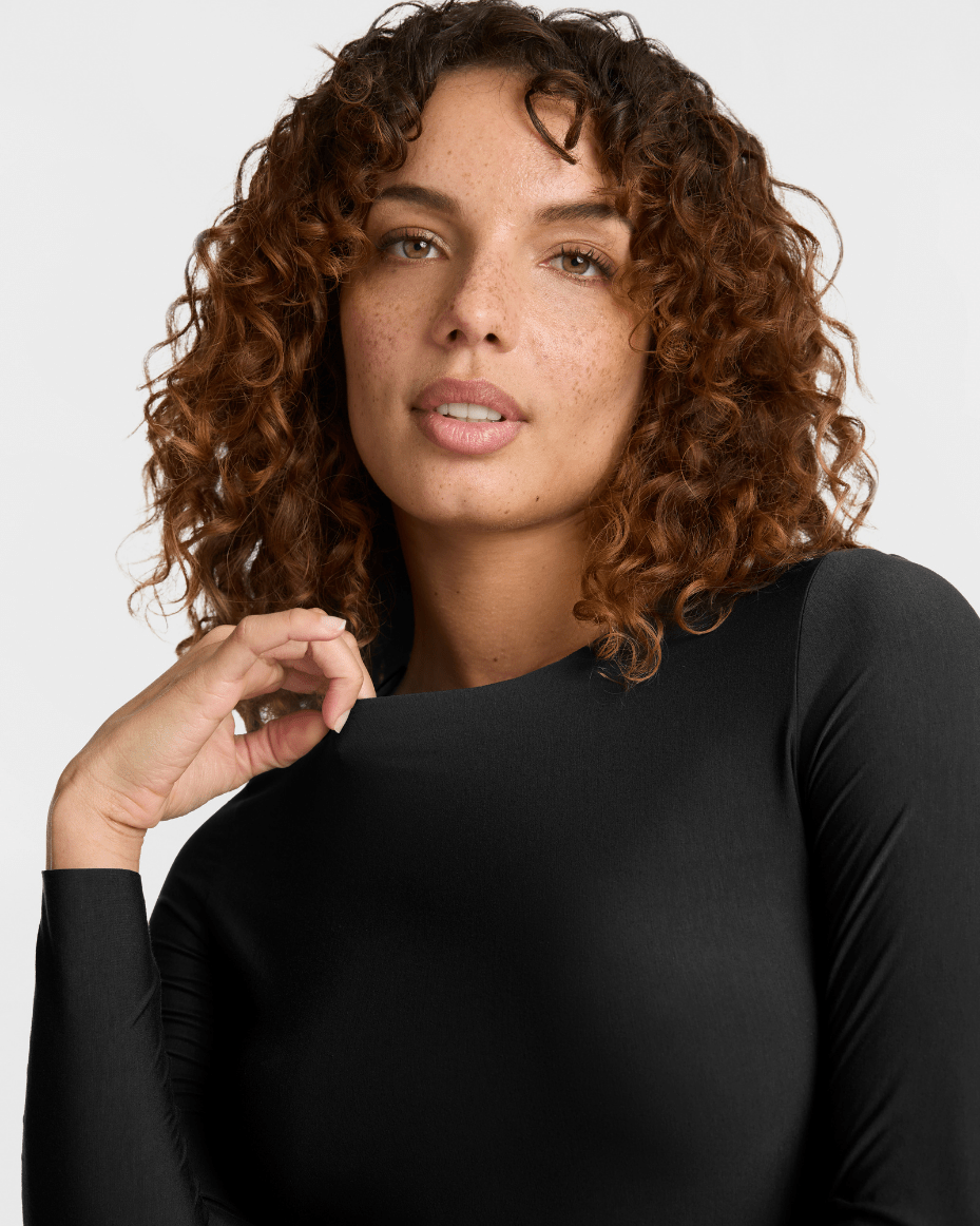 Commando Butter Long Sleeve Crew Neck - COMMANDO - Luxe Leopard