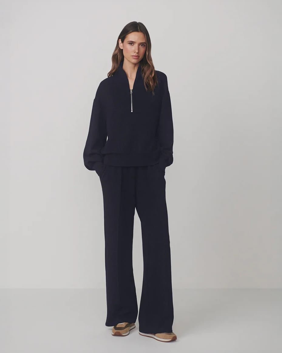 Varley Davidson Sweat Navy - VARLEY - Luxe Leopard