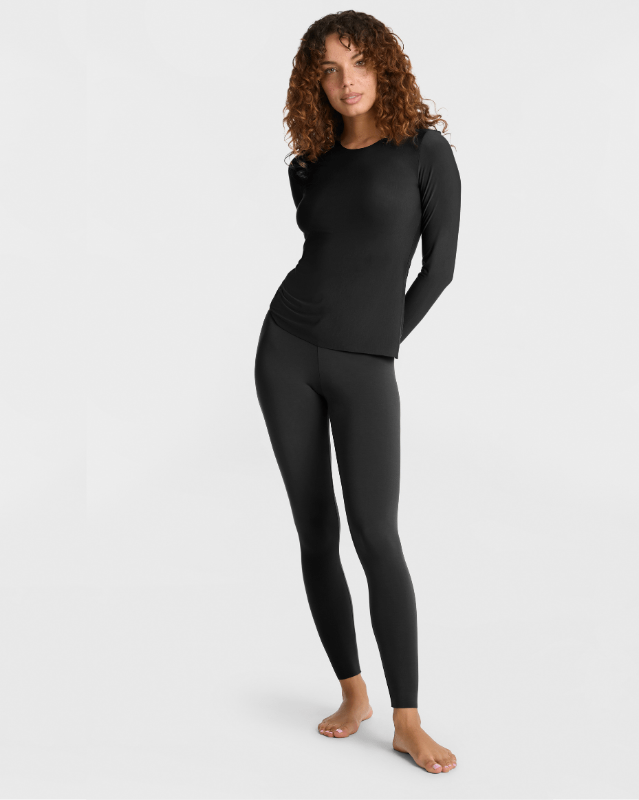 Commando Butter Long Sleeve Crew Neck - COMMANDO - Luxe Leopard