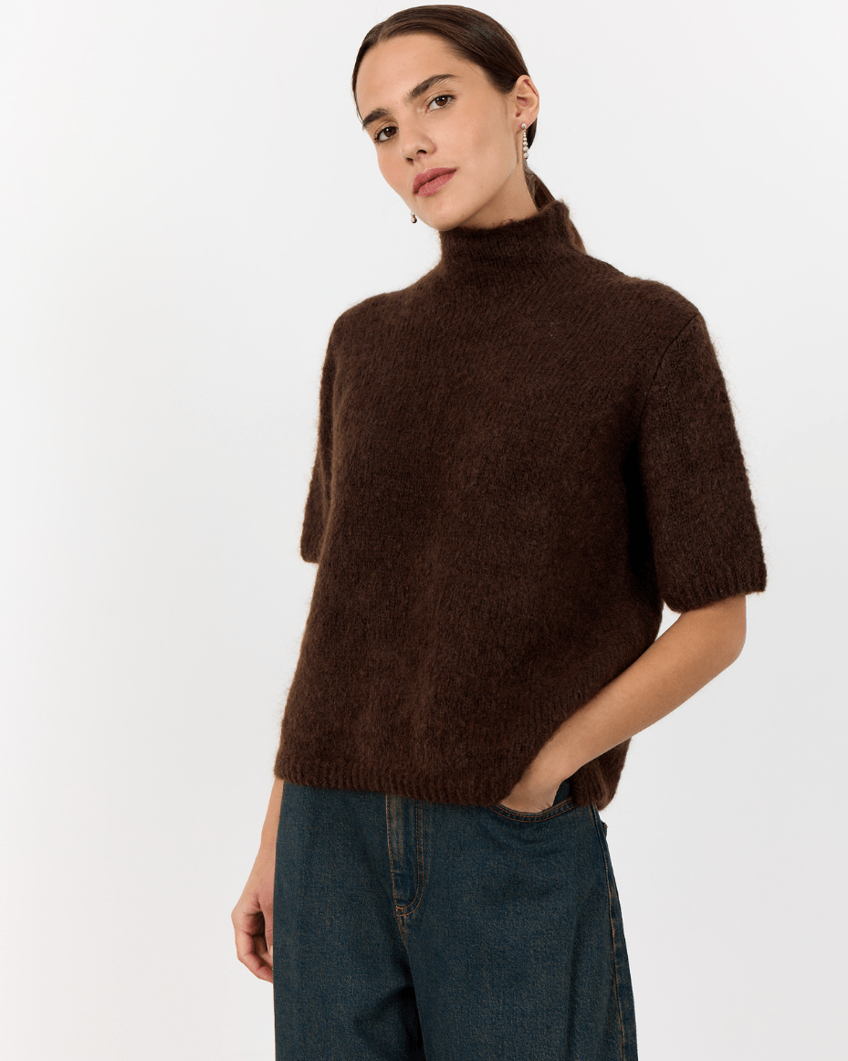 Levete Room Noreen 6 Pullover - LEVETE ROOM - Luxe Leopard