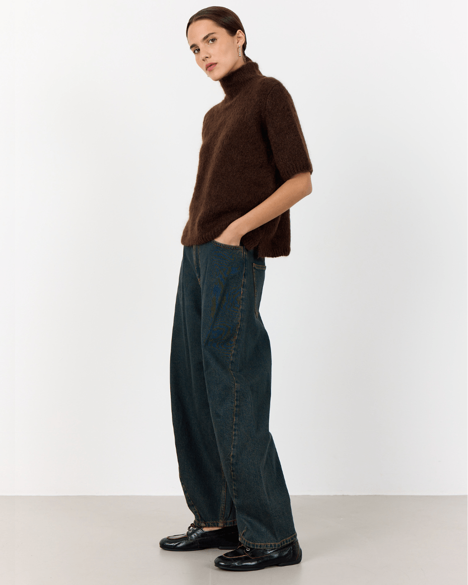 Levete Room Noreen 6 Pullover - LEVETE ROOM - Luxe Leopard