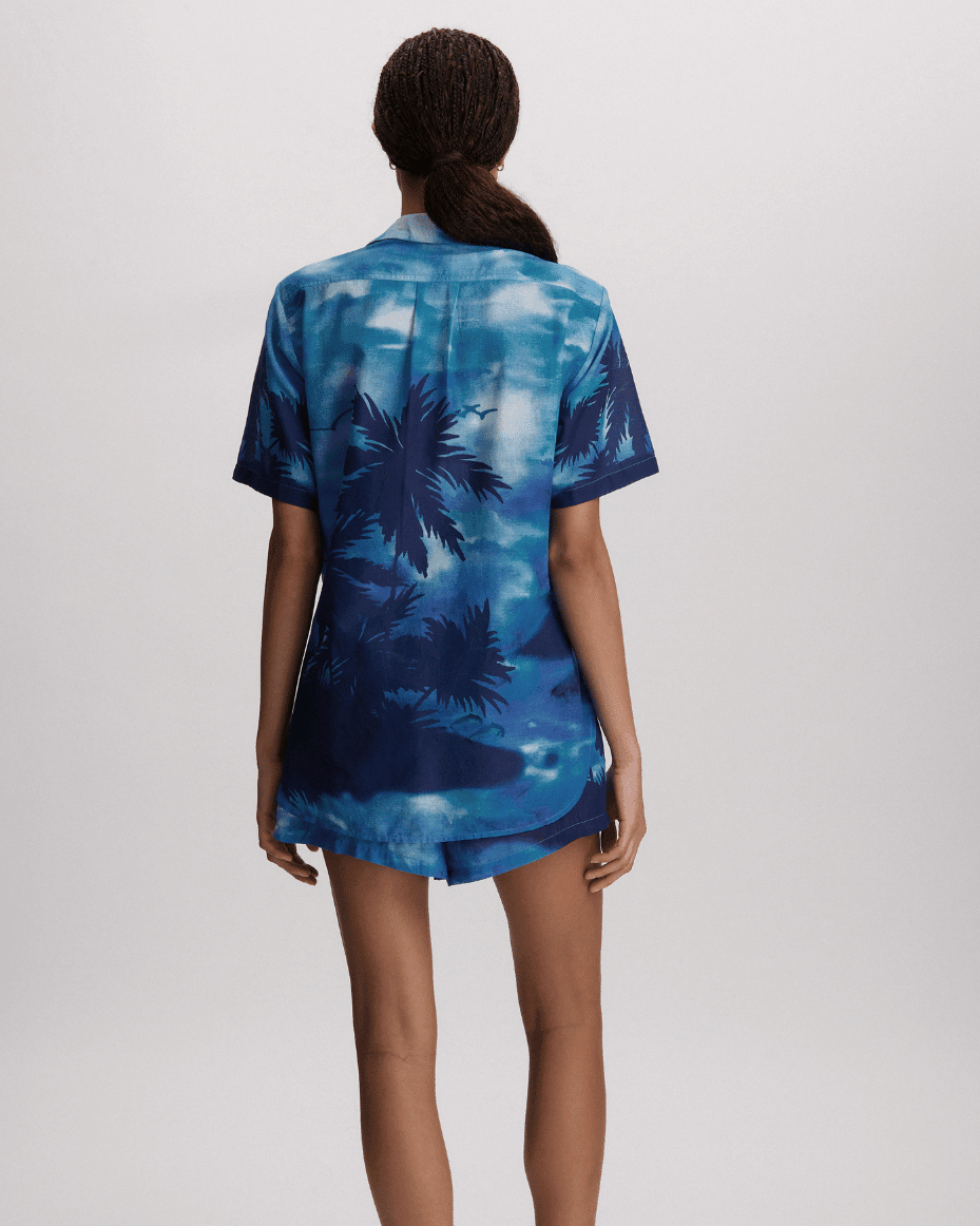 Polo Ralph Lauren Short Sleeve Shirt & Short Cover Up Set - POLO RALPH LAUREN - Luxe Leopard