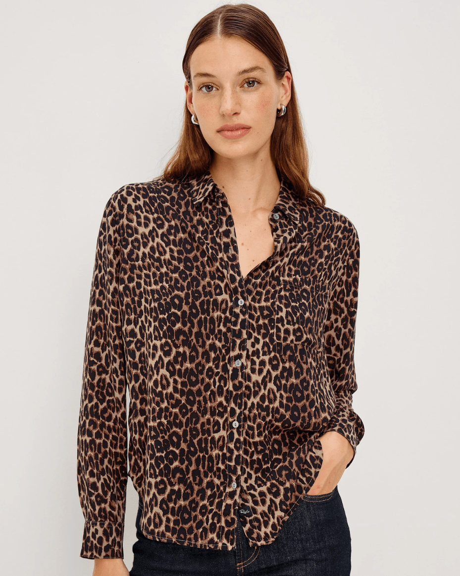 Rails Josephine Shirt - RAILS - Luxe Leopard