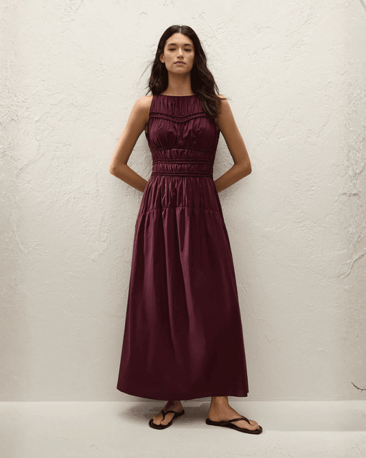 Faithfull The Brand Yael Midi Dress - FAITHFULL THE BRAND - Luxe Leopard