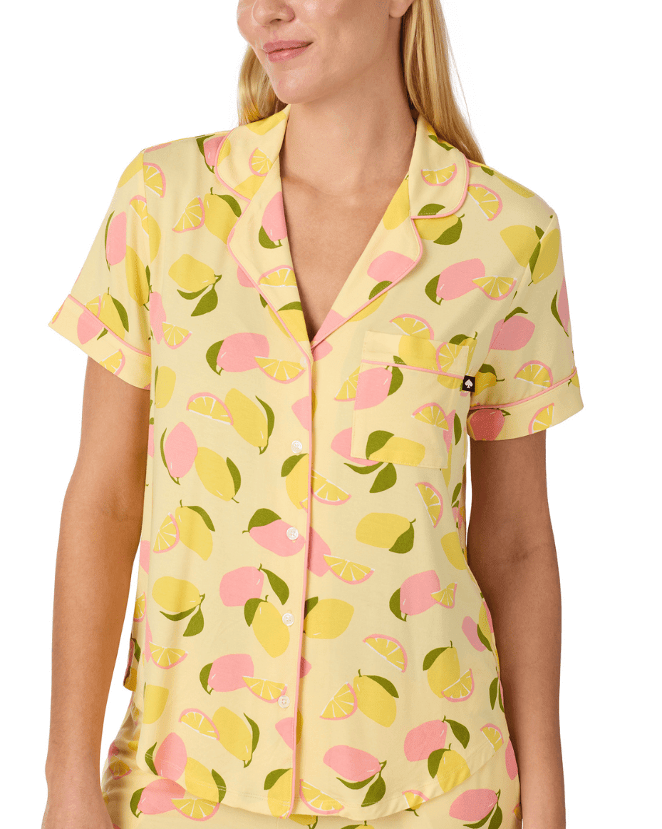 Kate Spade Short Sleeved Short Pj Set - KATE SPADE - Luxe Leopard