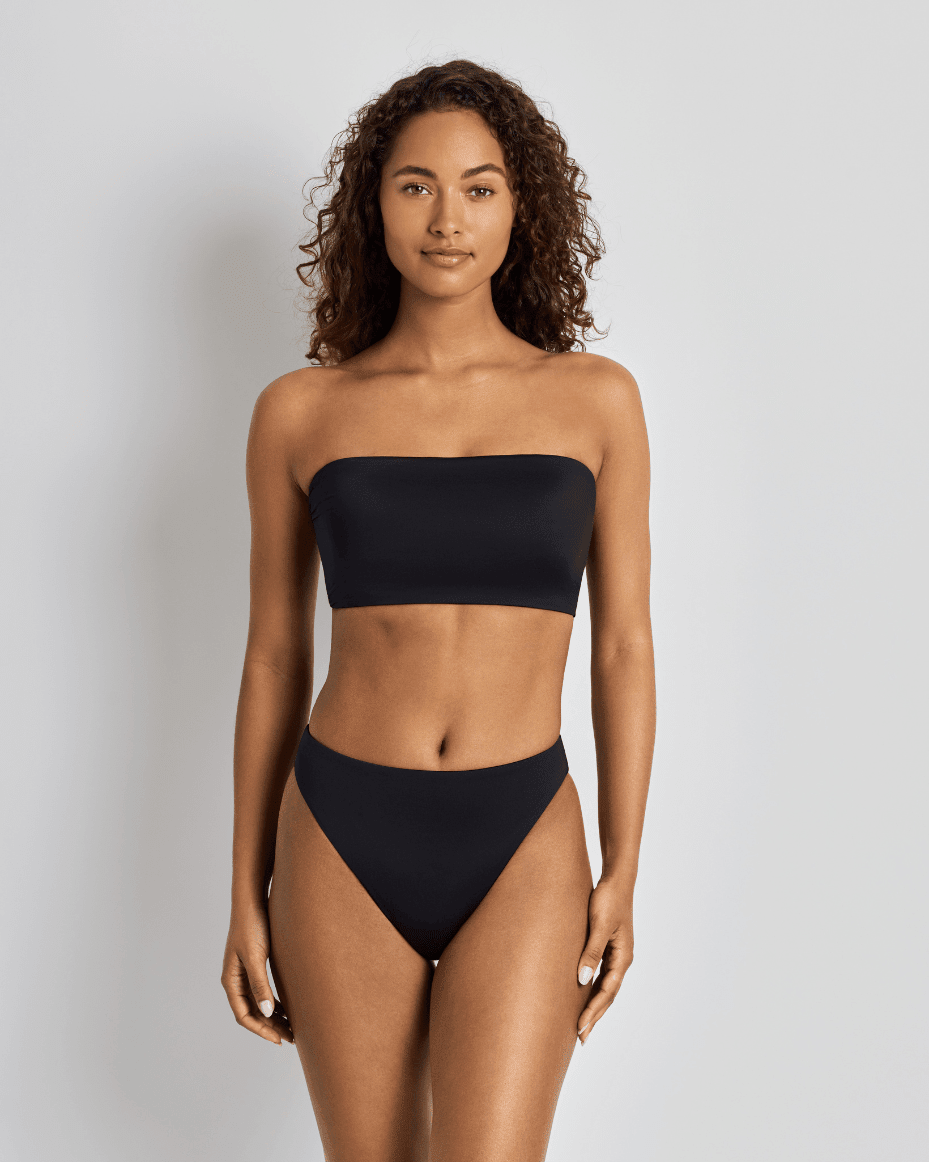 Ralph Lauren Longline Bandeau Bikini Bra - RALPH LAUREN - Luxe Leopard