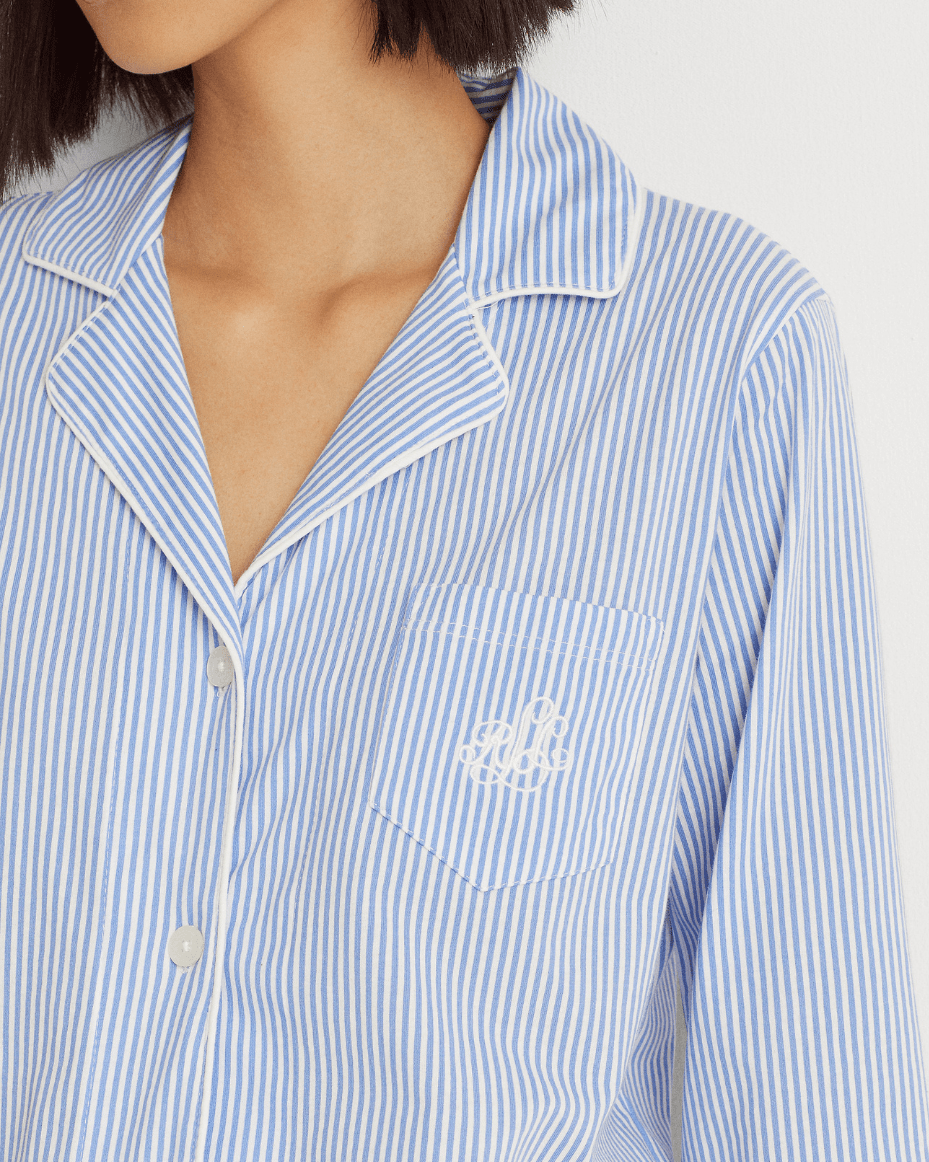 Ralph Lauren Classic Notch Collar Pyjama Set - RALPH LAUREN - Luxe Leopard