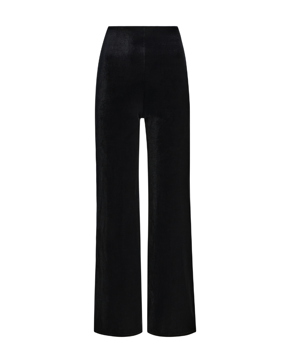 Commando Velvet Wide Leg Pant - COMMANDO - Luxe Leopard