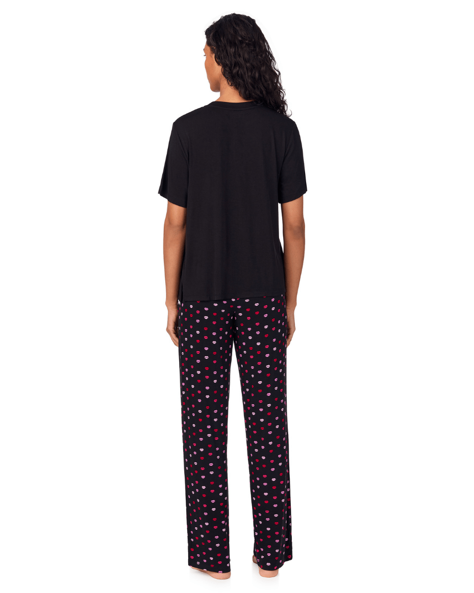 DKNY Short Sleeve Top & Pant Set - DKNY - Luxe Leopard