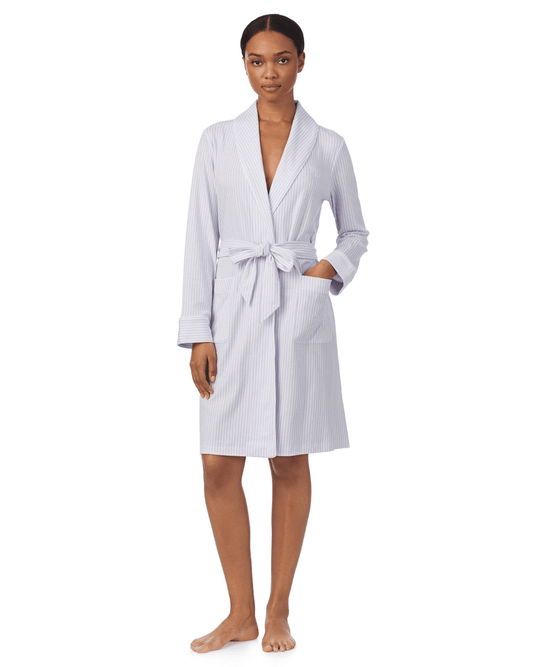 Lauren Ralph Lauren Short Shawl Collar Robe - RALPH LAUREN - Luxe Leopard