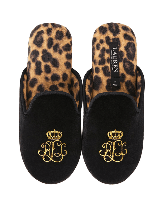 Ralph Lauren Leopard Slippers - RALPH LAUREN - Luxe Leopard