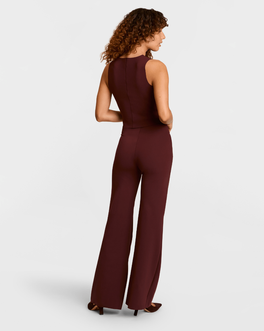 Commando Neoprene Wide Leg Pant - COMMANDO - Luxe Leopard