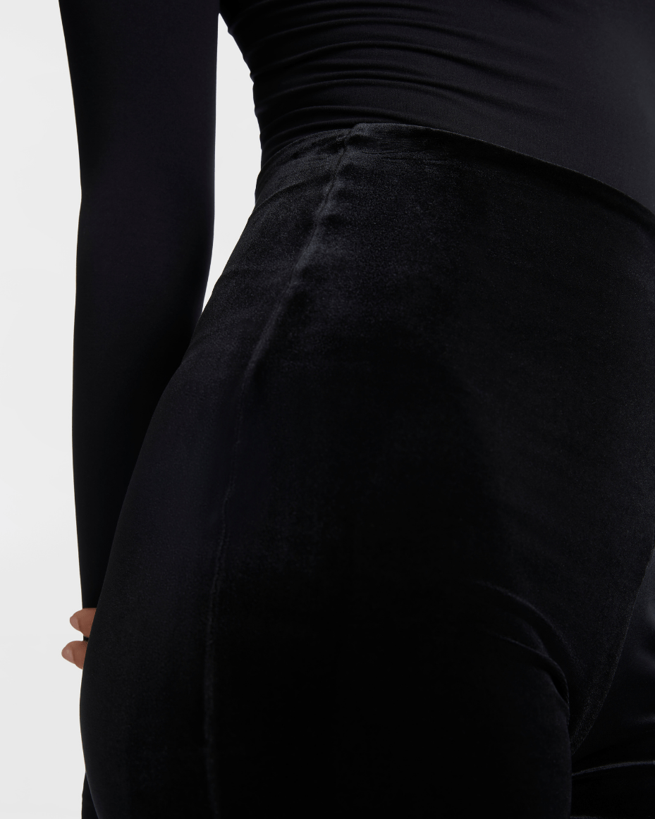 Commando Velvet Wide Leg Pant - COMMANDO - Luxe Leopard
