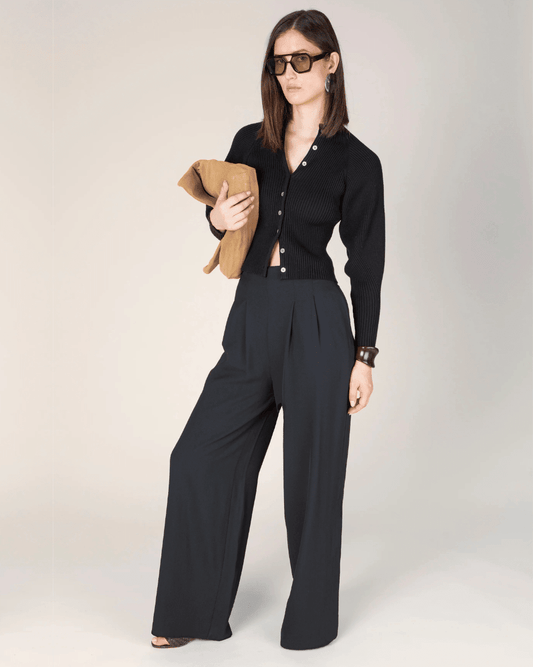 Vivere Nellie High Waist Trouser - VIVERE - Luxe Leopard