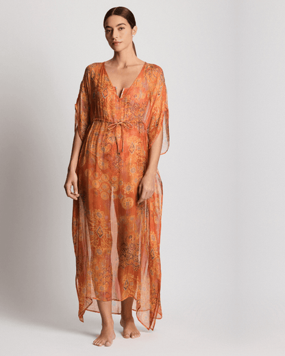 Ralph Lauren Midi Caftan Cover Up - RALPH LAUREN - Luxe Leopard