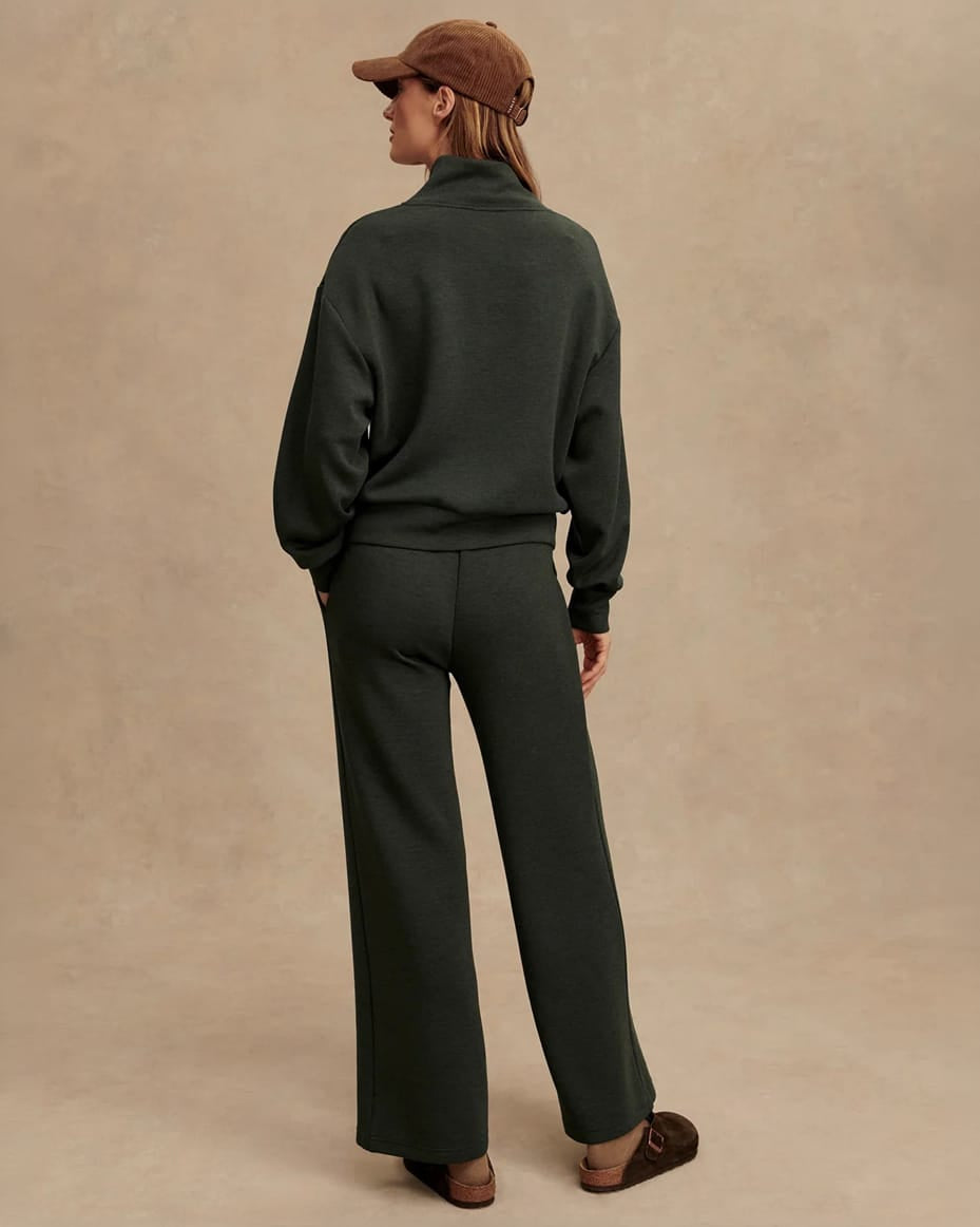 Varley The Wide Leg Pant 30 Olive Marl
