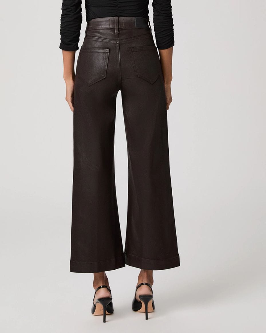 Paige Anessa Wide Leg Jeans in Chicory Coffee - PAIGE - Luxe Leopard