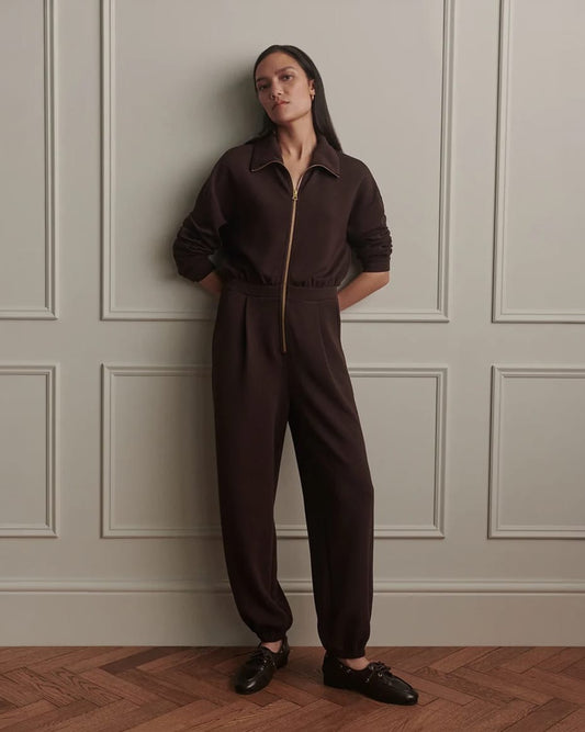 Varley Jessie Jumpsuit Coffee Bean