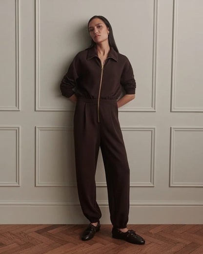 Varley Jessie Jumpsuit Coffee Bean