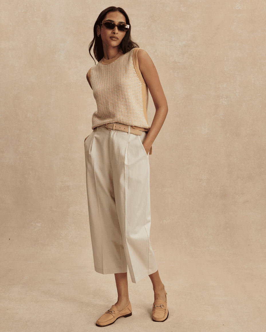 Varley Ellison Crop Wide Leg 24 - VARLEY - Luxe Leopard
