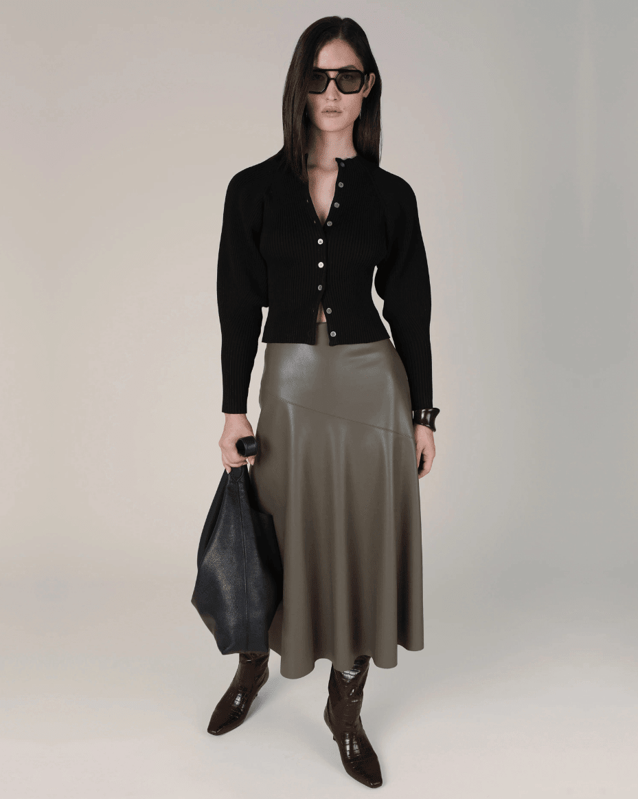 Vivere Rana Fit And Flare Skirt