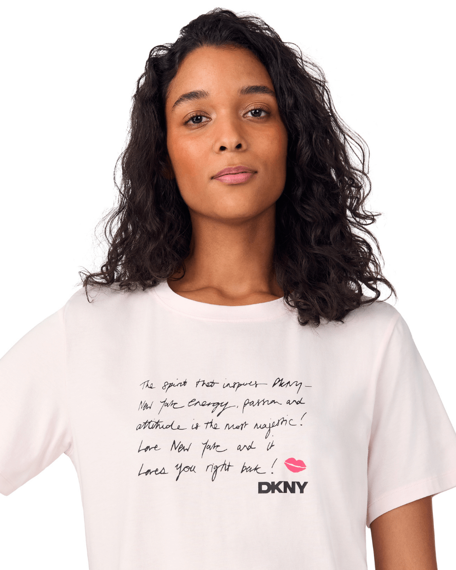 DKNY Short Sleeve Tee & Boxer Sleep Set - DKNY - Luxe Leopard