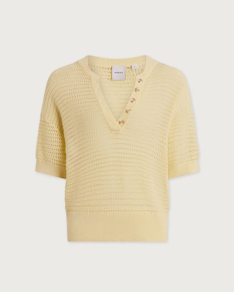 Varley Callie Knit Top Anise Flower - Varley - Luxe Leopard