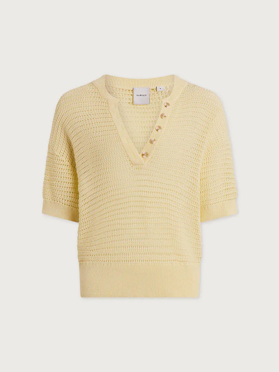 Varley Callie Knit Top Anise Flower - Varley - Luxe Leopard