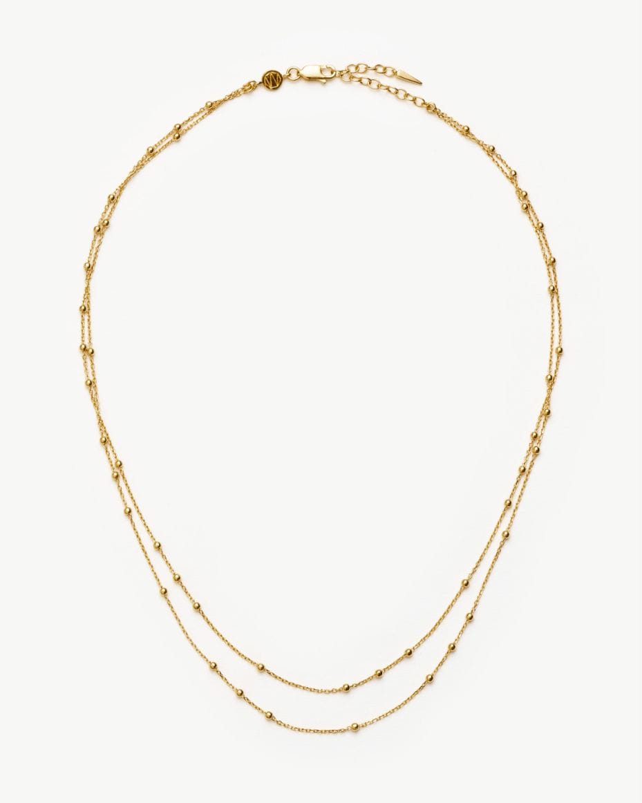 Missoma Gold Double Chain Necklace