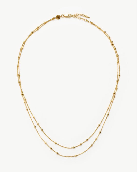 Missoma Gold Double Chain Necklace
