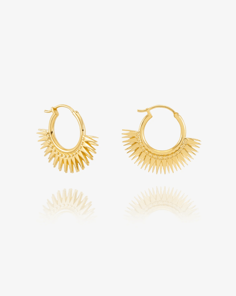 Rachel Jackson - Rising Sun Hoop Earrings - RACHEL JACKSON - Luxe Leopard