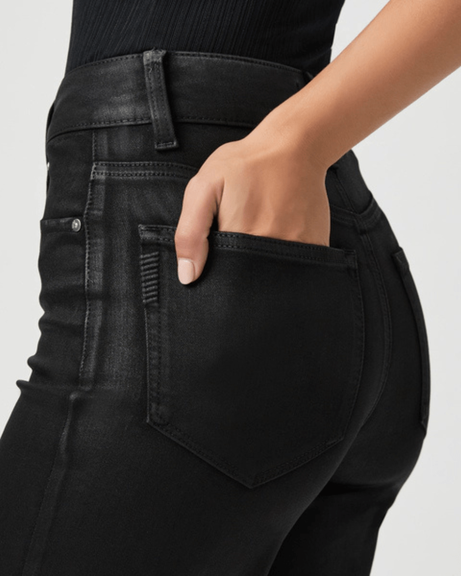 Paige Sasha 32'' Black Frog Coating - PAIGE - Luxe Leopard