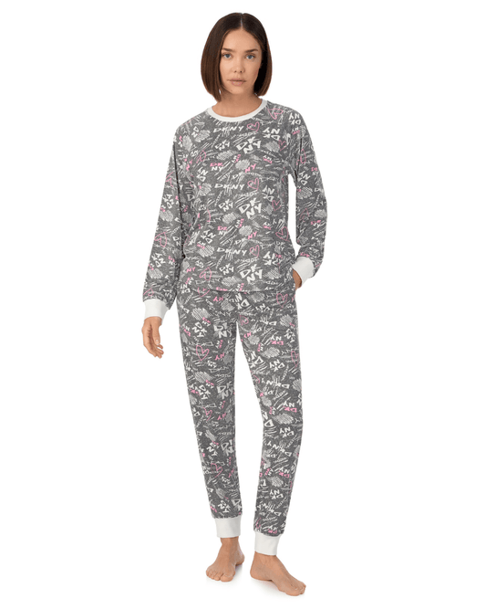 DKNY Top and Jogger Sleep Set