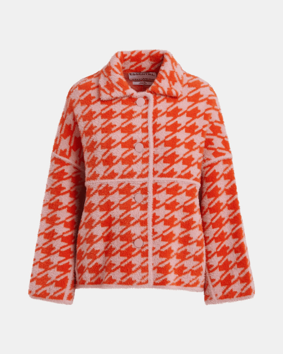 Essentiel Antwerp Joking Knit Jacket - ESSENTIEL ANTWERP - Luxe Leopard