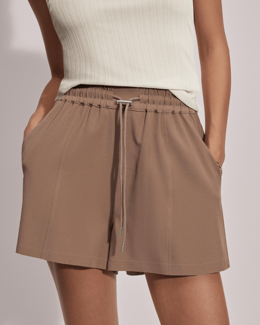 Varley Barket Woven Short - Luxe Leopard