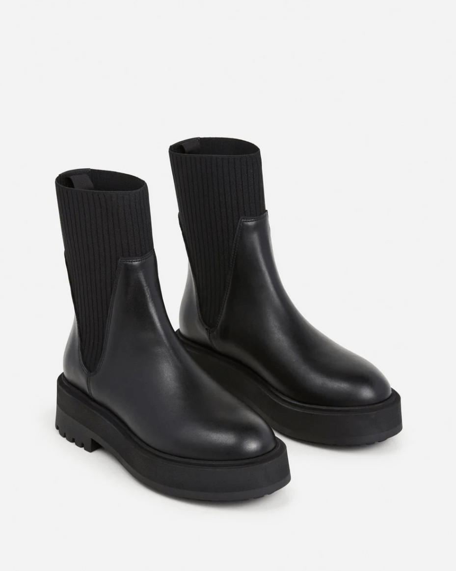 Flattered Aurora Leather Black - FLATTERED - Luxe Leopard