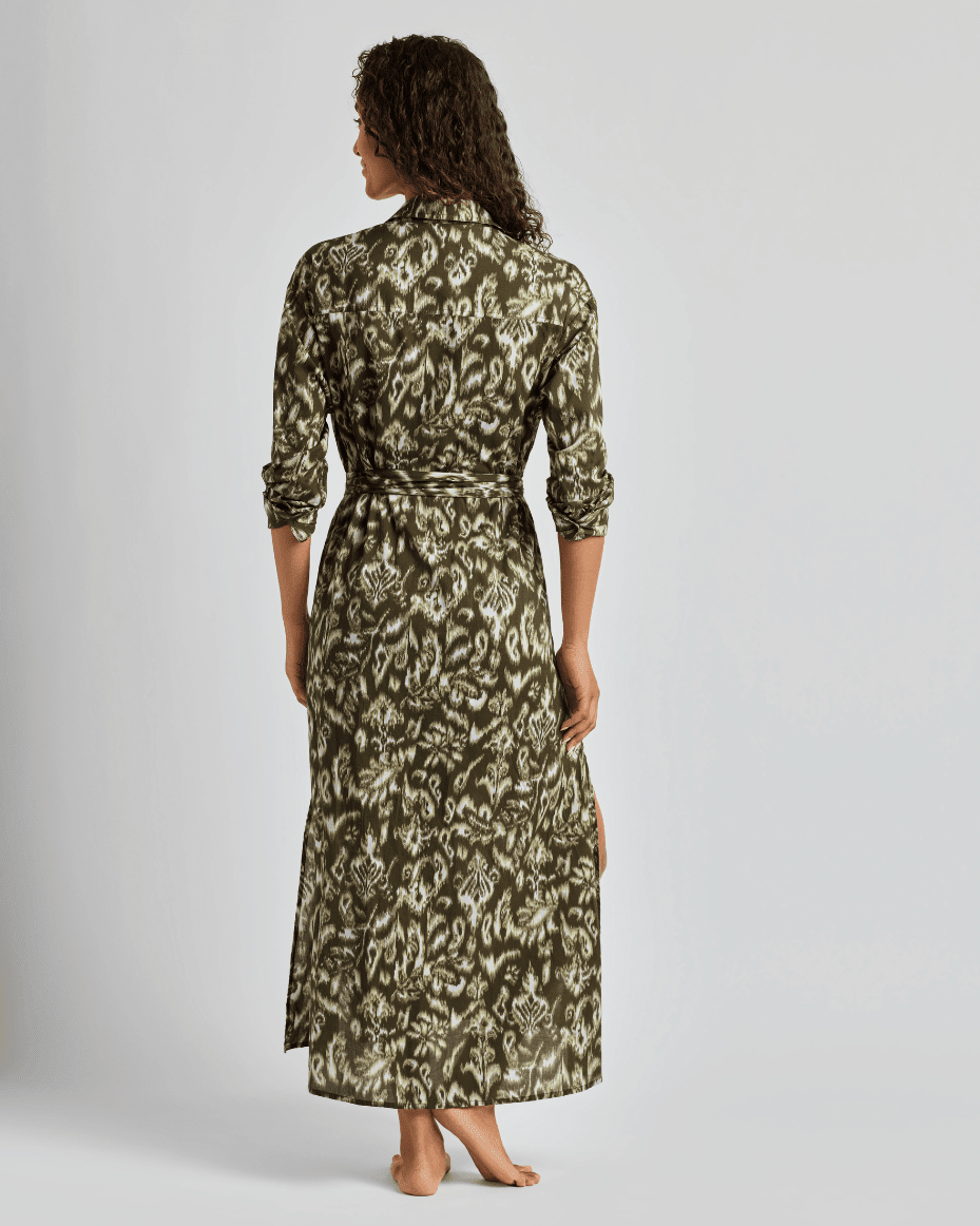 Ralph Lauren Midi Shirt Dress Cover Up - RALPH LAUREN - Luxe Leopard