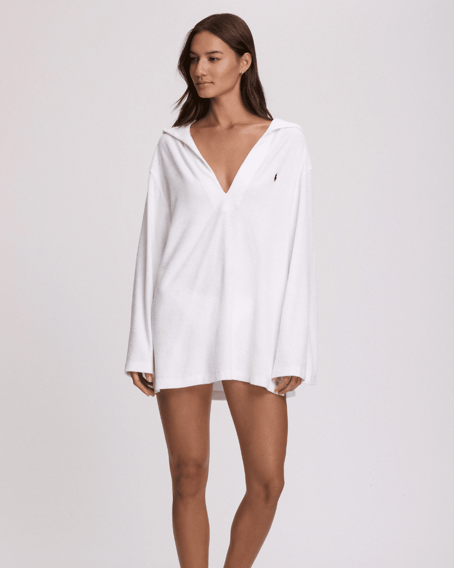 Polo Ralph Lauren Hooded Tunic Cover Up - POLO RALPH LAUREN - Luxe Leopard