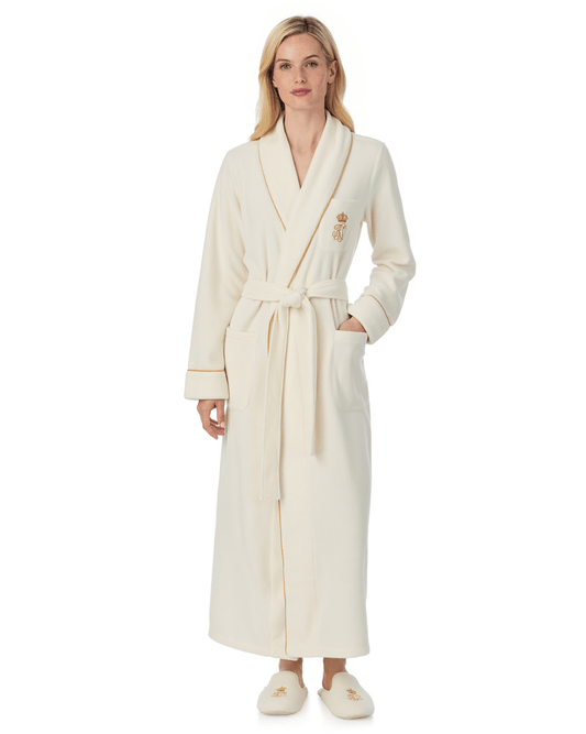 Ralph Lauren Long Dalton Robe - RALPH LAUREN - Luxe Leopard
