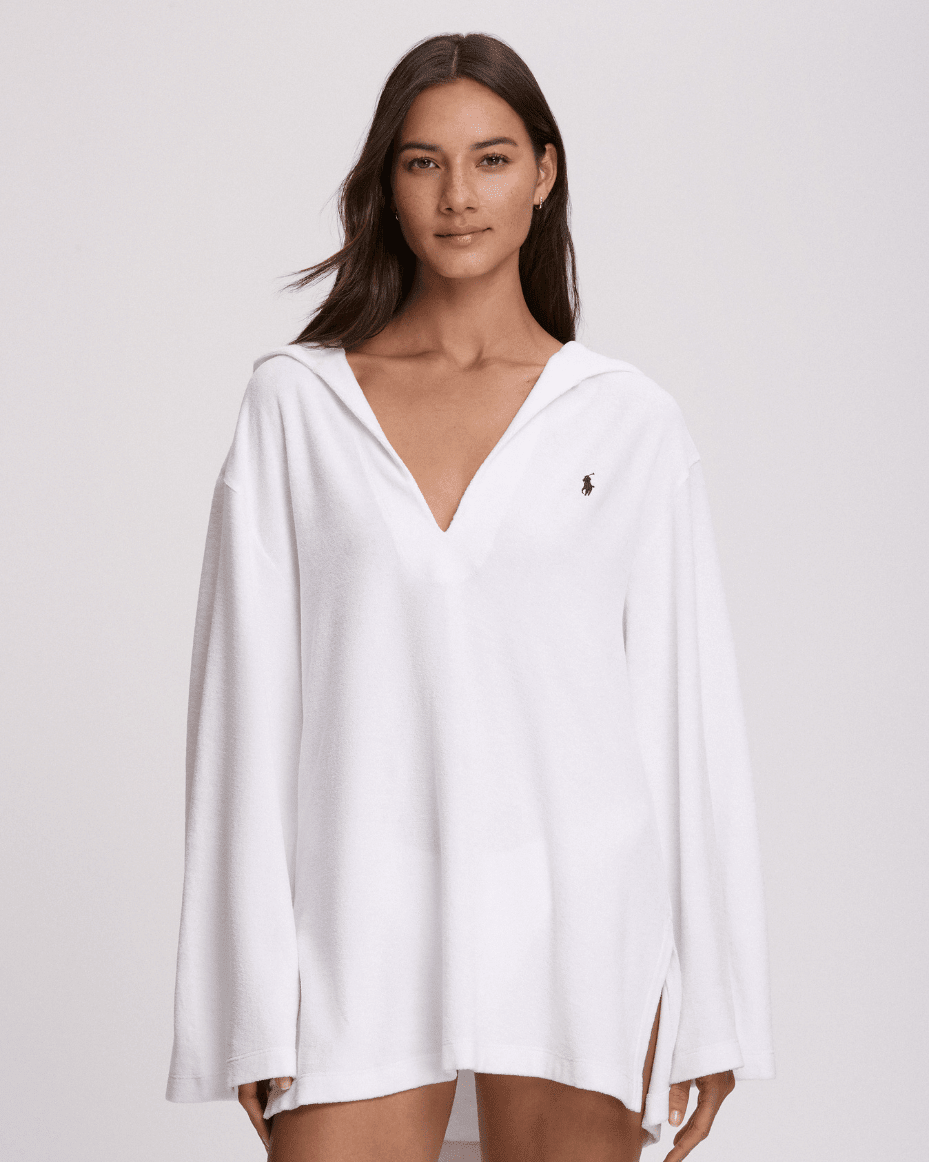 Polo Ralph Lauren Hooded Tunic Cover Up - POLO RALPH LAUREN - Luxe Leopard