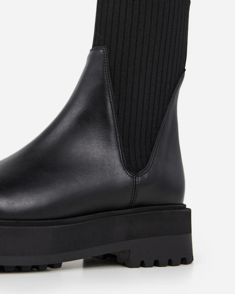 Flattered Aurora Leather Black - FLATTERED - Luxe Leopard