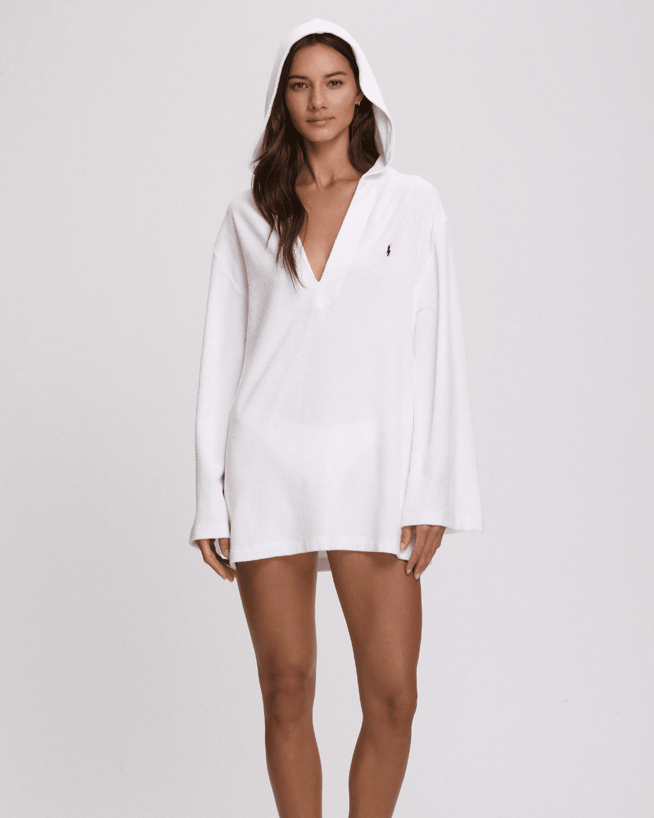 Polo Ralph Lauren Hooded Tunic Cover Up - POLO RALPH LAUREN - Luxe Leopard