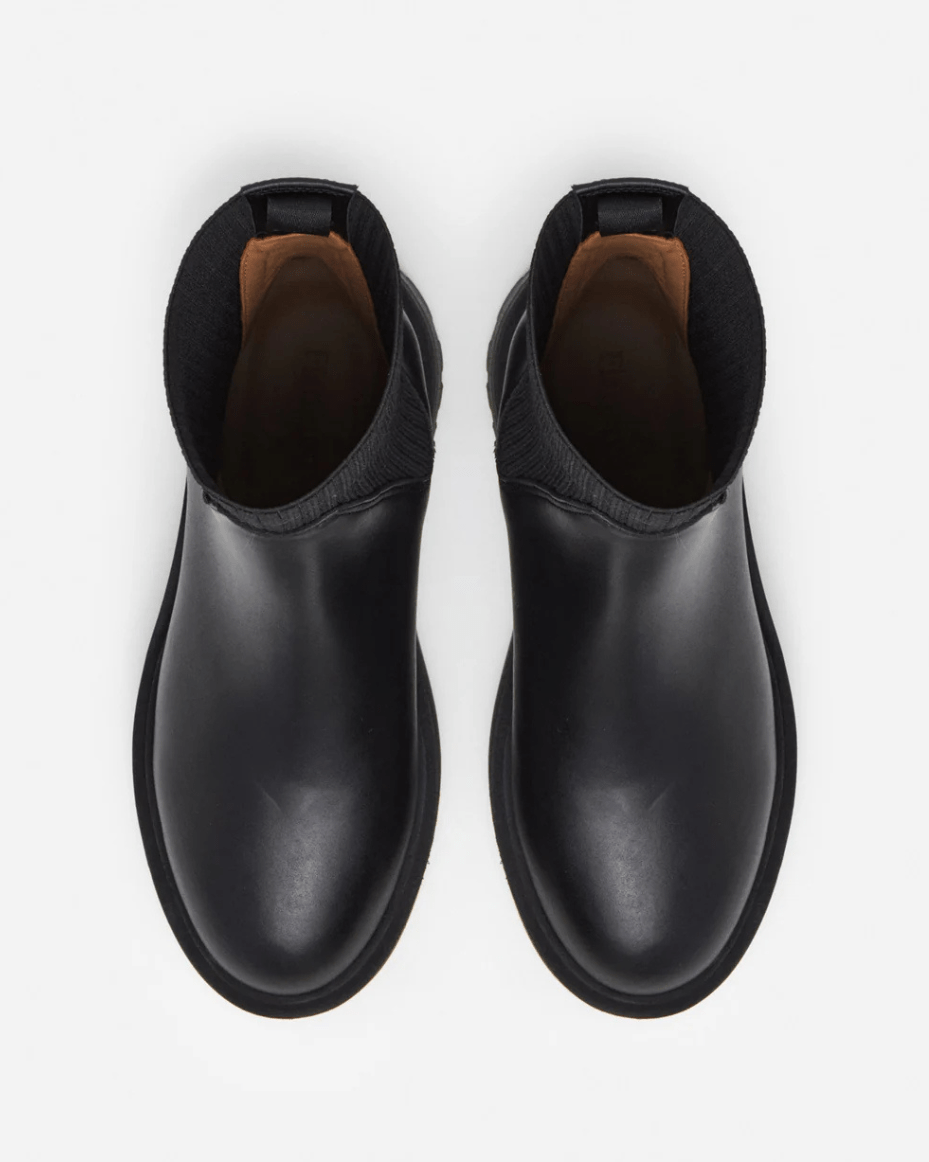 Flattered Aurora Leather Black - FLATTERED - Luxe Leopard